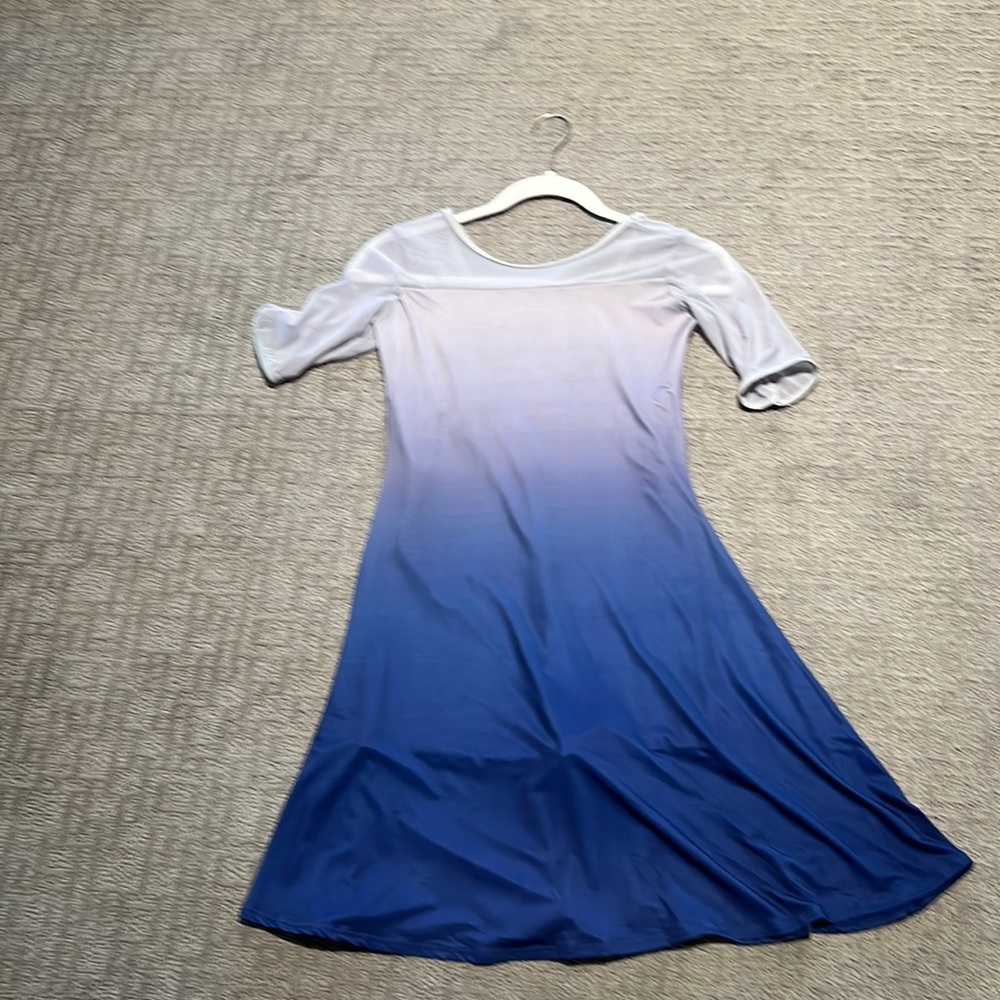 Blue ombré lyrical dance dress